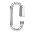thumbnail image 2 of Mosquetón de bloqueo de acero inoxidable con conector de cadena en forma de O, enlace rápido para mosquetón de equipo de exterior, 10 mm/0,4 pulgadas, 2 of 14