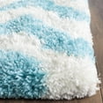 thumbnail image 3 of Safavieh Barcelona Carmella Zigzag Stripes Shag Area Rug, 3 of 7