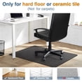 thumbnail image 3 of FAKYFJ Square for Hardwood and Tile Floors Office Chair Mats, 35" x 55", Black, 3 of 6