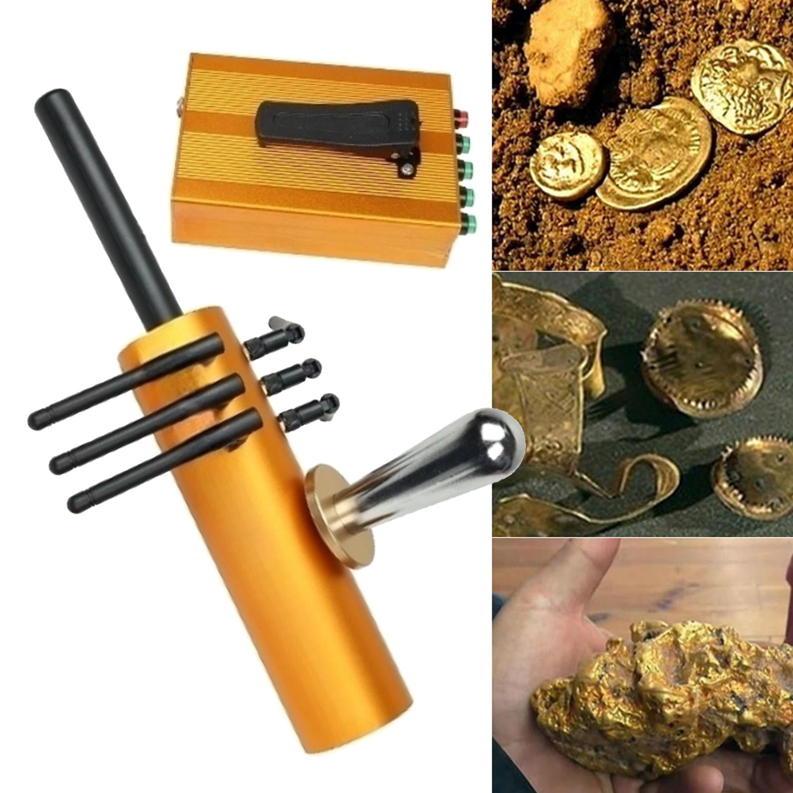 Wzmzjy Metal Detector, Underground Metal Detector, Portable Rechargeable Treasure , for
