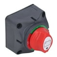 thumbnail image 3 of Battery Disconnect Switch ABS Shell Red Copper Internal Stud Master Isolator Cut Off Switch DC 12‑48V, 3 of 5