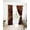 Brown, variant on Brown Marble Blackout Curtains 39 Inches Long for Bedroom, Ombre Abstract Striped Mottled Aesthetic Thermal Insulated Room Darkening Black Out Window Curtain Panels Grommet Drapes for Living Room