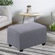 thumbnail image 4 of Funda otomana elástica fácil de usar, taburete de almacenamiento plegable, Protector de muebles, funda rectangular suave con fondo elástico Vhermosa, 4 of 4