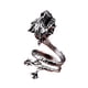 thumbnail image 4 of Qarigey Adjustable Size Rings Student Trend Men Party Accessories Stereoscopic Alloy Daily Holiday Ring  Supply Jewelry Opening Type2 NO2, 4 of 6