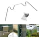 thumbnail image 3 of 100 piezas de clips de vidrio para invernadero, clips de acero inoxidable para ventanas de invernadero, accesorios para invernadero (50 piezas de clips de alambre de acero inoxidable 304 W, 50 piezas, 3 of 5