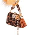 thumbnail image 4 of Llavero con estampado de leopardo, colgante de bolso personalizado para niñas, amigos, amantes, madre, 4 of 8