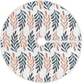 thumbnail image 1 of RYLABLUE Natural Leaves Pattern Pattern Xmas Christmas Tree Skirt Stand Mat for Holiday Party Decoration Indoor Outdoor 48 inches, 1 of 5