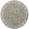 thumbnail image 1 of HomeRoots 349707 5 ft. 6 in. Round Wool Slate Area Rug, 1 of 1