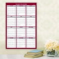 thumbnail image 4 of Classic Red Laminated Erasable Wall Calendar, 48 x 32, White/Red/Gray Sheets, 12-Month (Jan to Dec): 2026 | Bundle of 5, 4 of 4