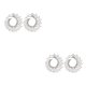 thumbnail image 4 of Pendientes de cristal Minnieouse para mujer joyería de moda boda regalo personalizados madre e hija plata CBP227473, 4 of 6