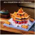 thumbnail image 5 of HFY Chinese Architecture of Turret Micro Building Blocks Set, Creative Building Toys Model Set Gifts for Adults and Teens, Collection Model Micro, 5 of 6