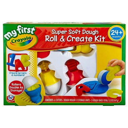 Crayola My First Super Soft Dough Roll and Create Kit (Colors/Styles