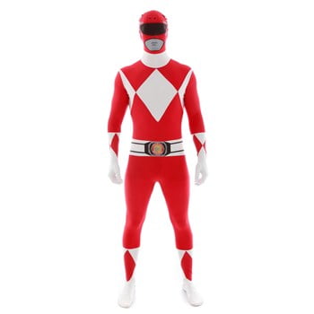 Red Power Rangers Morphsuit Costume