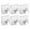 White3, variant on Wall Hooks Stainless Steel Towel Hooks for Bathrooms and Kitchen Heavy-Duty Coat and Shower Hooks Wall-Mounted No-Damage Installation, 4.5×4.5 cm, White1