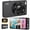 Black, variant on W & O AI Digital Camera, 4.0" Screen, 80MP Auto Focus Camera, 13MP Front Camera, 2GB+16GB, Photo & Video Recording - Pink