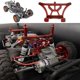 thumbnail image 2 of Amortiguador trasero de torre de choque delantero de metal para Traxxas Slash Silver, 2 of 5