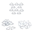 thumbnail image 1 of 30 Piezas De Anillos Triangulares Con Hebilla En Suministros De Reparación De Piezas De Sunnimix Anillos de triángulo de trampolín, 1 of 7