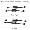 thumbnail image 3 of 2Pcs LED Canbus Headlight Decoder, LED Decoder H7 Error Warning Canceller Anti Hyper Flash No Error Load Resistor Adapter, 3 of 9