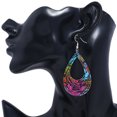 thumbnail image 4 of Pendientes de gota de agua huecos coloridos para mujer y niña, accesorio de joyería con estilo, 4 of 6