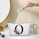 thumbnail image 5 of Fiudx Bolsa de Maquillaje Floral, Neceser con Letras Personalizadas, Elegante Organizador de Viaje, Regalo Ideal para Mujeres, Uso Diario, Ideal para Amigas y Damas de Honor., 5 of 6