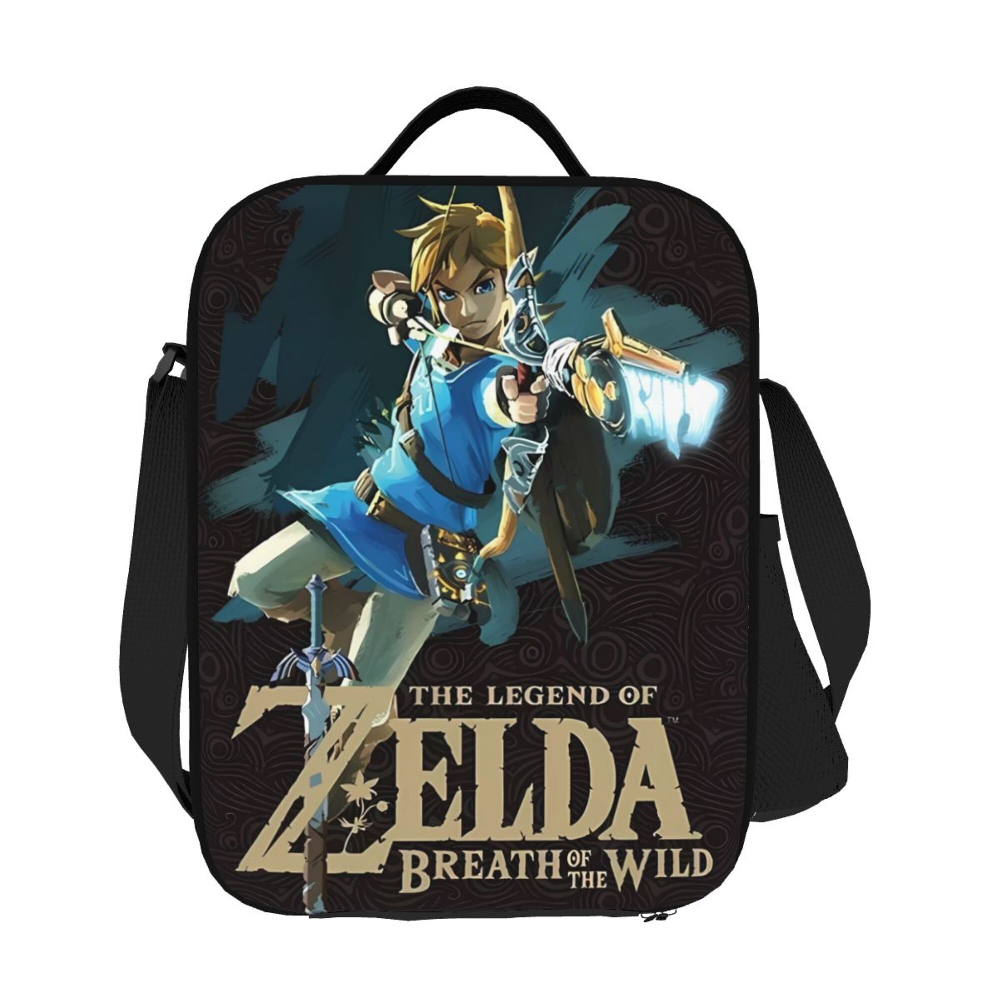 The Legend Of Zelda Lunch Bag Lunch Box Lightweight Durable Lunch Tote Bag Portable Reusable Lunch Box Tote For Work Sport Picnic Camping