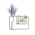 thumbnail image 1 of Korea Most Famous Landmarks Artificial Lavender Flower Vase Bottle Card, 1 of 2
