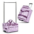 thumbnail image 3 of Fegat Dance Bag with Garment Rack,23"Glitter Bright Rolling Dance Duffel Bag Lightweight Competition Bag Costume Suitcase for Dancers Performer Artist, Shine Glitter Purple, 3 of 12
