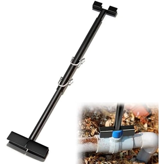 Adjustable Long-Handle Ball Valve Wrench & Backflow Valve Key, Fits 1/2"–2" Plastic Ball Valves, Outdoor Water Shut-Off Tool for Irrigation, Backflow Preventers, Sprinkler Lines & Fire Riser Systems