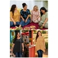 thumbnail image 3 of SHOWMALL Plus Size Blouse for Women Summer Tunic Tops Short Sleeve Navy Blue Vertical Floral 4X Swing Tee Crewneck Clothes Flowy Shirt for Leggings, 3 of 9