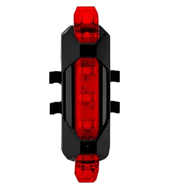 QJUHUNG USB Rechargeable LED Bike Tail Light - 4 Flashing Modes For Safety And Visibility - Mountain And Road Bicycle Taillight For Riding And Cycling