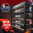 thumbnail image 5 of VDEVY 48"W Heavy Duty Shelving 3030LBS Metal Shelving Adjustable Garage Storage Industrial Shelf,48"W x 24"D x 72"H, 5 of 11
