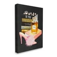 thumbnail image 3 of Stupell Industries Be You Motivational Perfume Bottle Bookstack Fluffy Pompom Heel,16 x 20, Design by Ziwei Li, 3 of 7