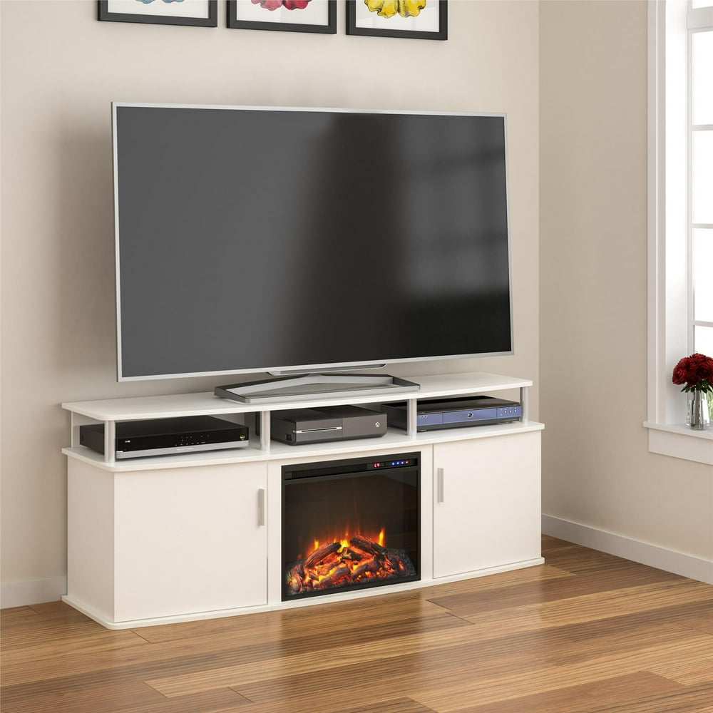 Ameriwood Home Orchard Heights Electric Fireplace TV Console for TVs up