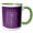 Green/White, variant on 3drose, Horse on Coin with Tassel in Plum Purple, 11oz Two-tone Green Mug