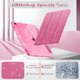 thumbnail image 5 of Funda para tablet FINTIE para iPad Air de 11" con soporte para lápiz, brillo rosa, 5 of 9