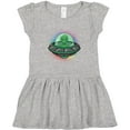 thumbnail image 3 of Inktastic Spaceship Funny Alien Outer Space Girls Toddler Dress, 3 of 5