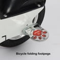 thumbnail image 3 of Soidarity Pedal de bicicleta plegable de 2 piezas para niños, pedales de asiento trasero para ciclismo, soporte para reposapiés de pasajero, accesorio Ciclismo Soidarity OD029886-01, 3 of 6