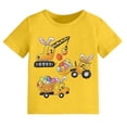 thumbnail image 4 of Boys Clothes Size 7 , Kids Animal Print Shirt , Girls Yellow Shirt,Easter Holiday Bunny Egg Print Short Sleeve Casual T-Shirt For Toddler And Little Boys Play Outfit, 4 of 4