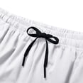 thumbnail image 5 of Mens Running Shorts 3" Quick Dry Elastic Waist Reflective Strip with Pockets Short Pants Fathers Gifts, 5 of 6