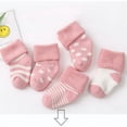 thumbnail image 2 of CHUANK 5pcs Baby Socks, Terry Thickened Baby Socks, 2 of 4