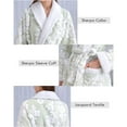 thumbnail image 6 of MVRLSH Long Robes for Women Fleece Robe Warm Plush Bathrobe Fuzzy House Coat Pattern Japanese Kimono Robes, 6 of 6
