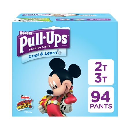 Pull-ups Boys' Cool & Learn Training Pants, Size 2T-3T, 94 Count