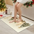 thumbnail image 5 of Christmas Decor Doormat Holiday Outdoor Front Door Rugs, Christmas Embroidered Bathroom Carpet Entrance Doormat, Elf & Sled Design Farmhouse Entryway Mat Rugs, Christmas Welcome Mat, 5 of 6