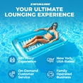 thumbnail image 6 of Swimline Original/XL Suntan Tub Outdoor Cushioned Water Lounge Float Combo, Blue/Purple, 6 of 10