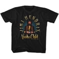 thumbnail image 1 of Jimi Hendrix Newdoo Enfant T-Shirt Noir pour Jeunes, 1 of 2