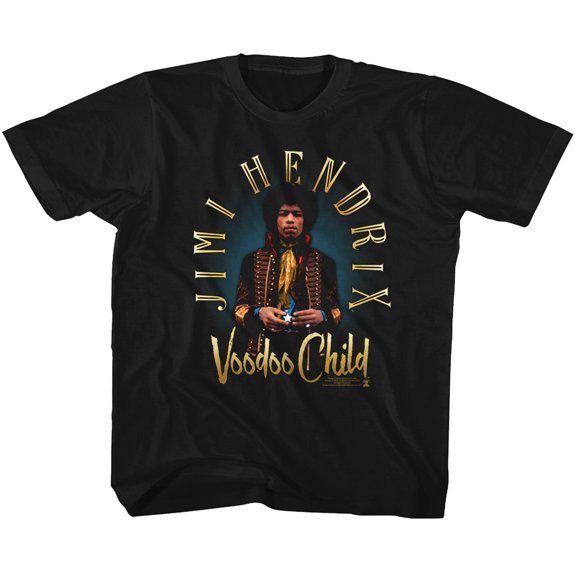 Jimi Hendrix Newdoo Child Black Toddler T-Shirt