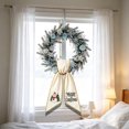 thumbnail image 5 of huayou Holiday Theme Embroidered Wreath Sash, Scalloped Edge Wreath Bow Ribbon for Front Door Wreath, Thanksgiving Christmas Valentine Designs, 5 of 8