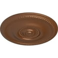 thumbnail image 3 of Ekena Millwork 20 5/8"OD x 1 3/8"P Raynor Ceiling Medallion (Fits Canopies up to 6"), Hand-Painted Polished Copper, 3 of 8