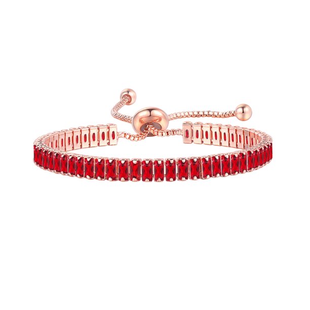 Pulsera de la boda de la pulsera de tenis de deslizamiento de regalo de las mujeres pulseras