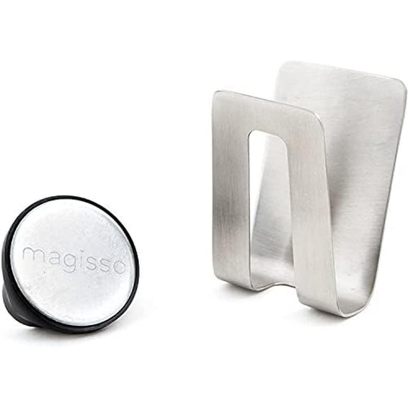 Happy Sinks Sponge Holder for Sink, Polyurethane (PU), Metallic Silver, Pequeño